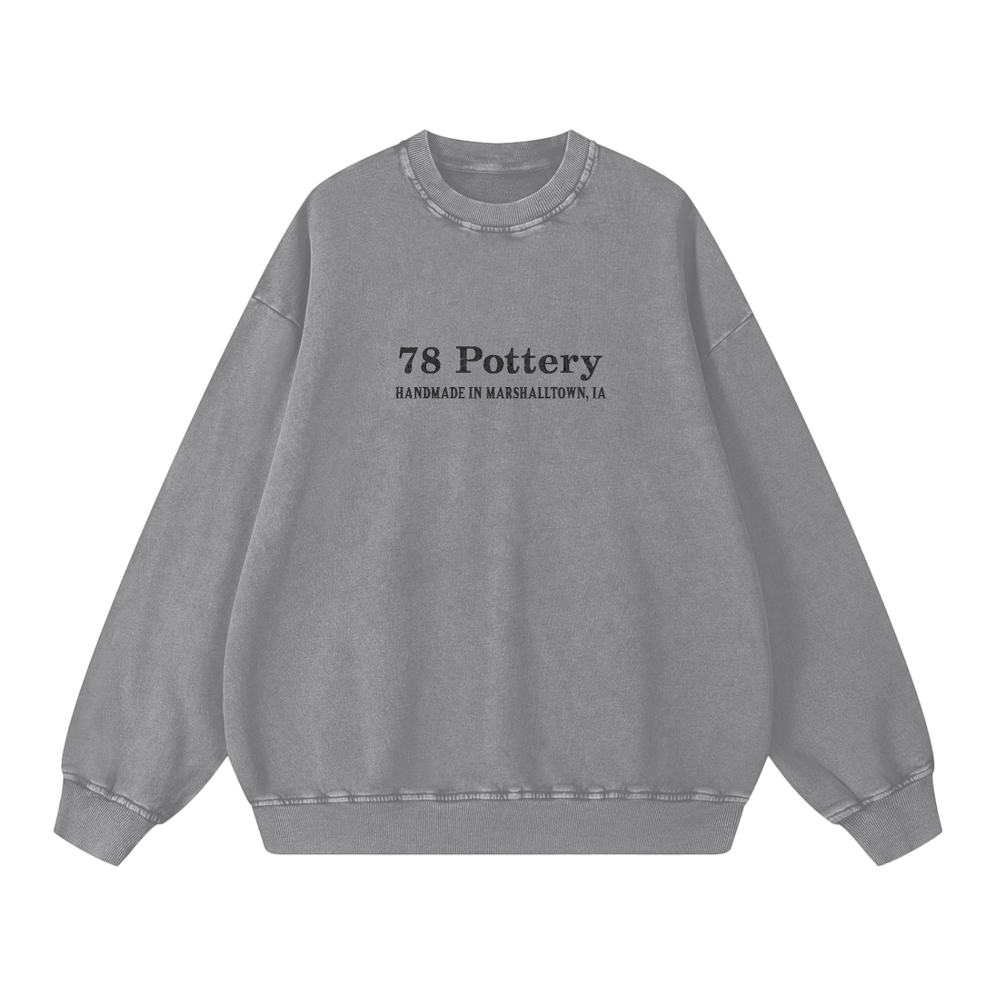 78 Pottery Snow Washed Oversized Sweatshirt