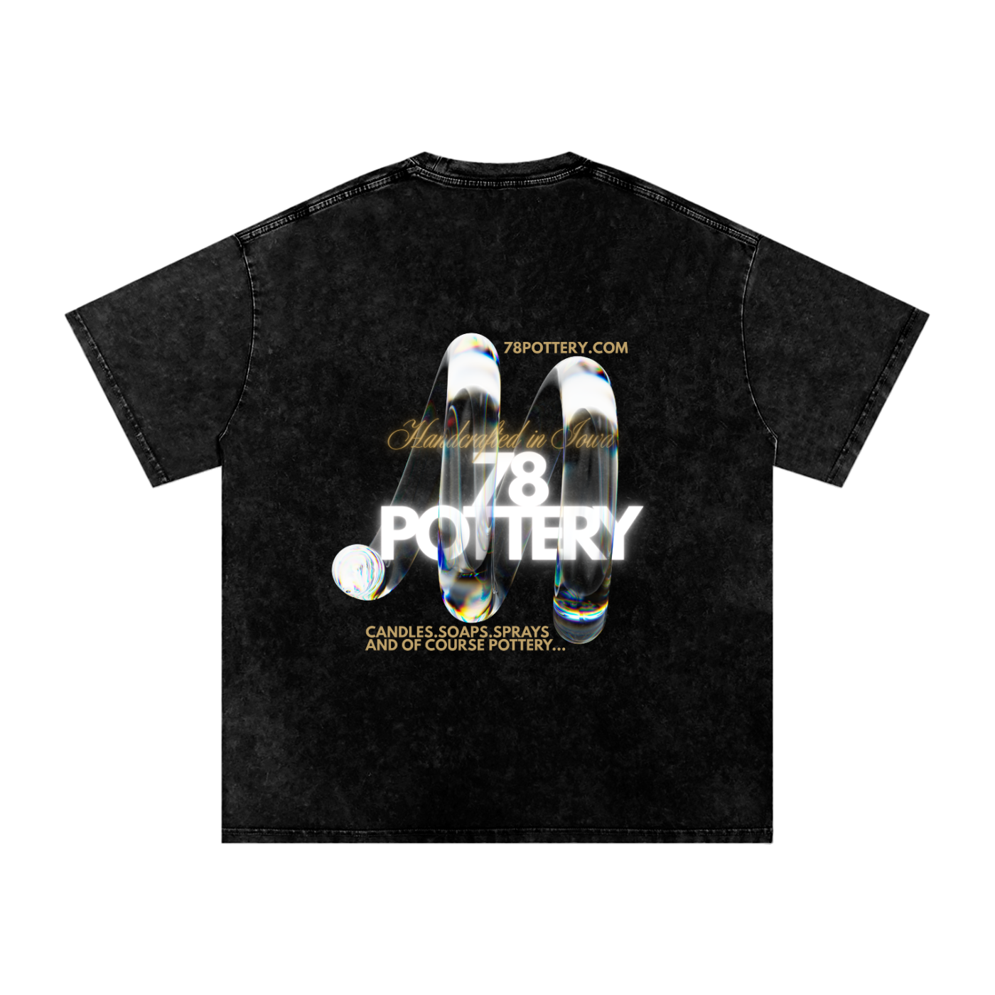 Glaze and Glass Grunge Washed T-Shirt