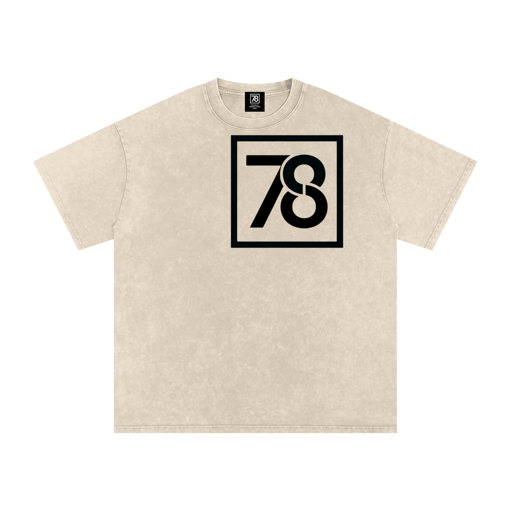 Peach and Petals Washed T-Shirt