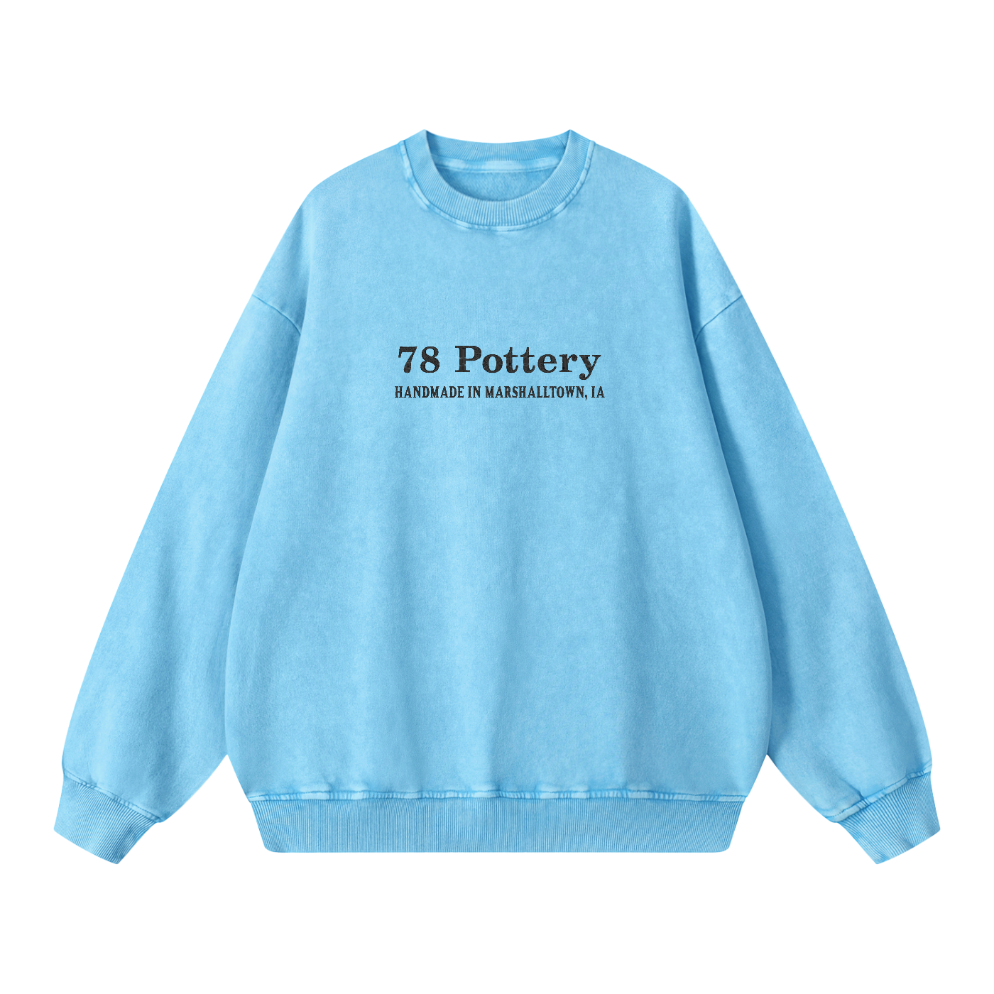 78 Pottery Snow Washed Oversized Sweatshirt