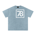 Blue Flora Washed T-Shirt