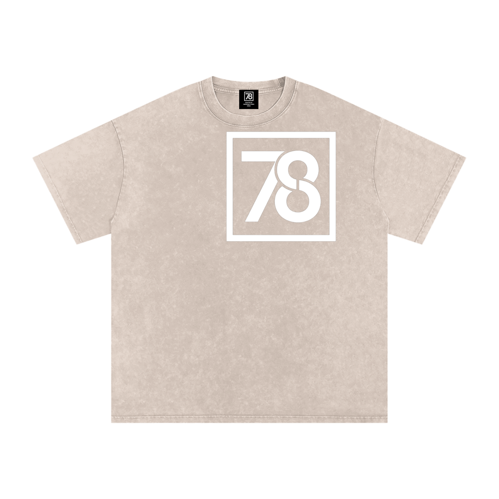 Peach and Petals Washed T-Shirt
