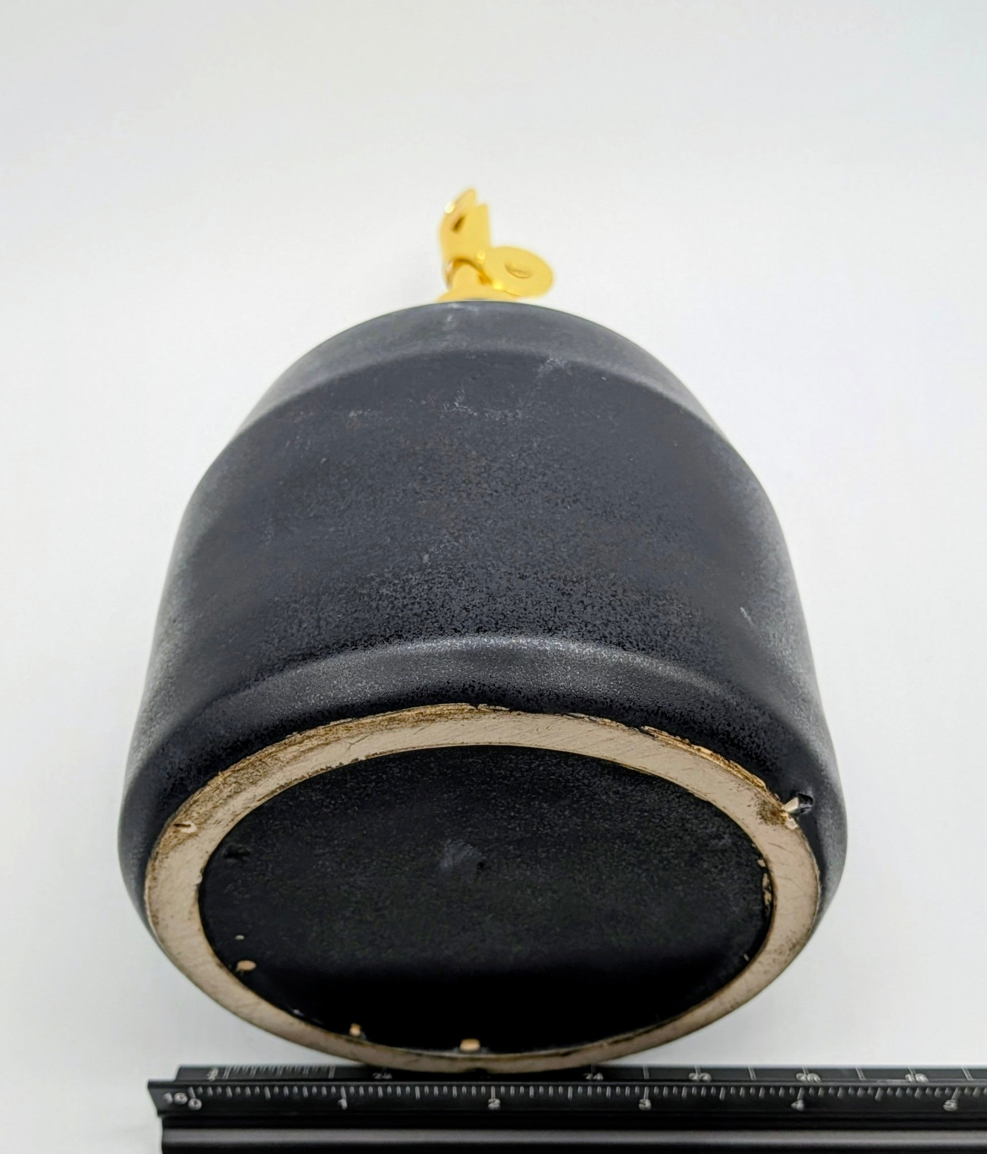 Crackle White and Black Oil or Liquor Pour Bottle