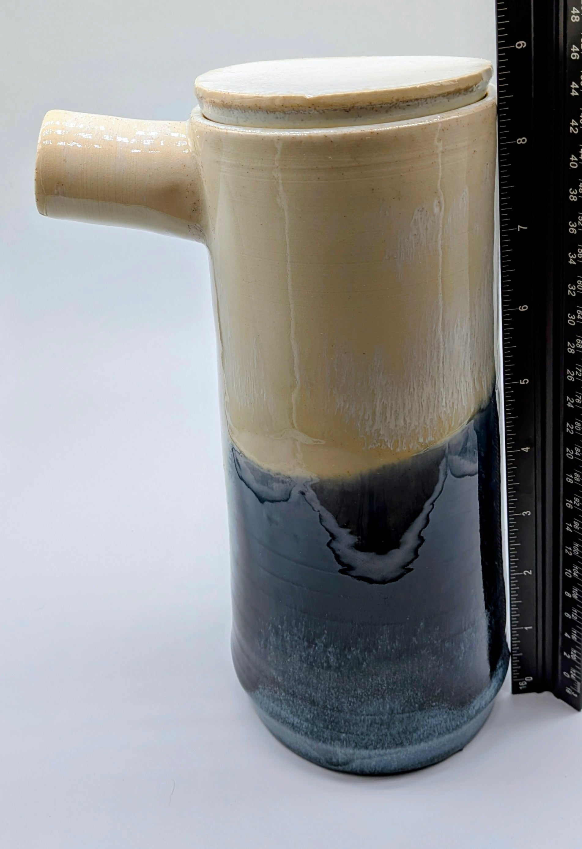 Oribe & Oatmeal Pitcher Vase