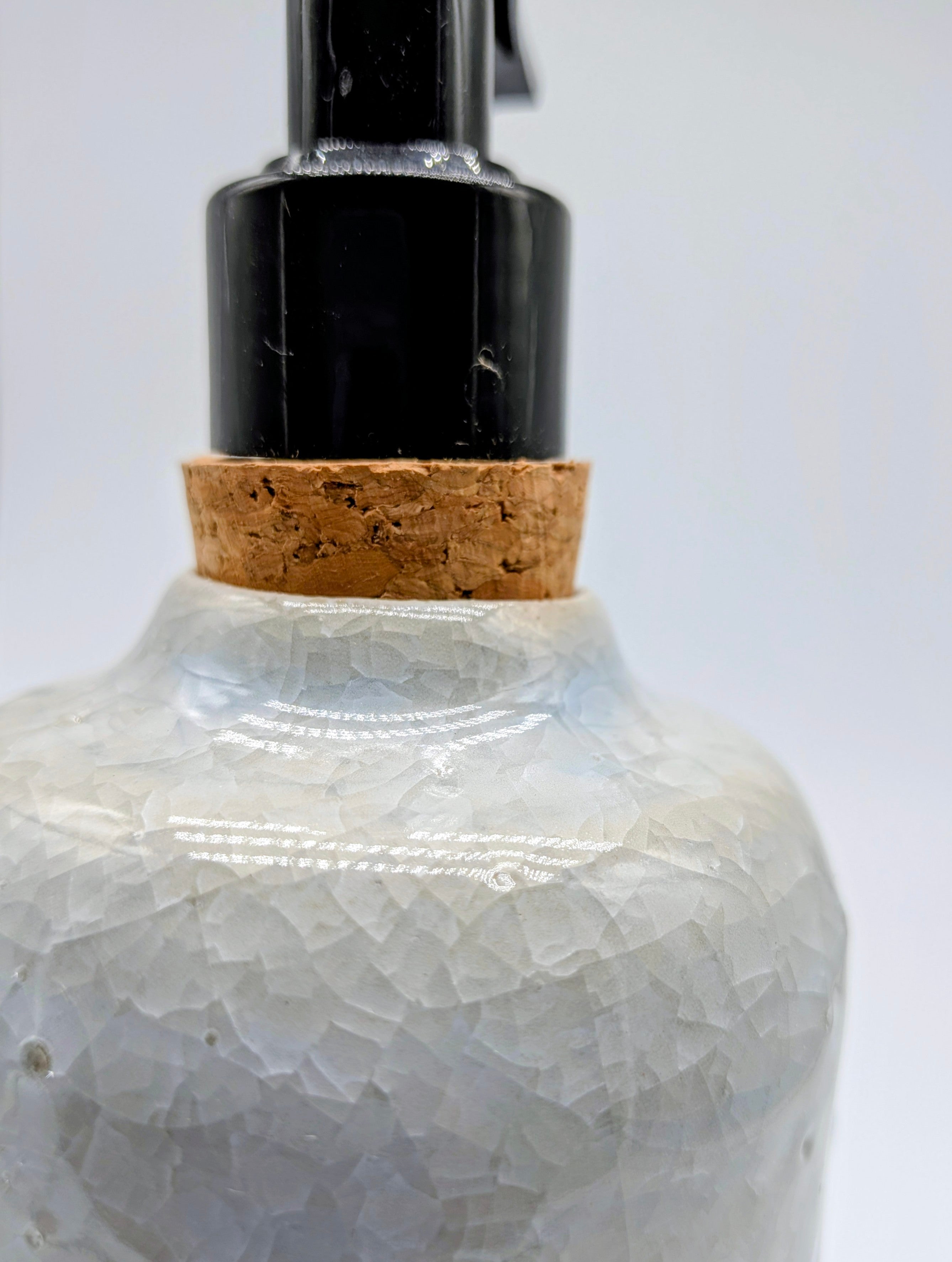 Ice Blue Crackle Soap Dispenser