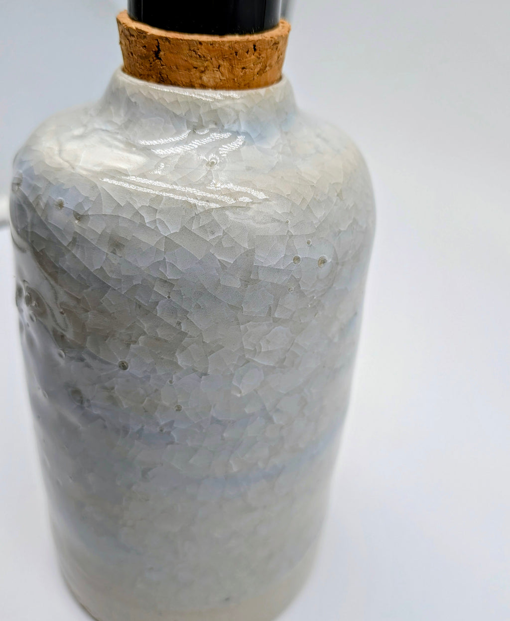 Ice Blue Crackle Soap Dispenser