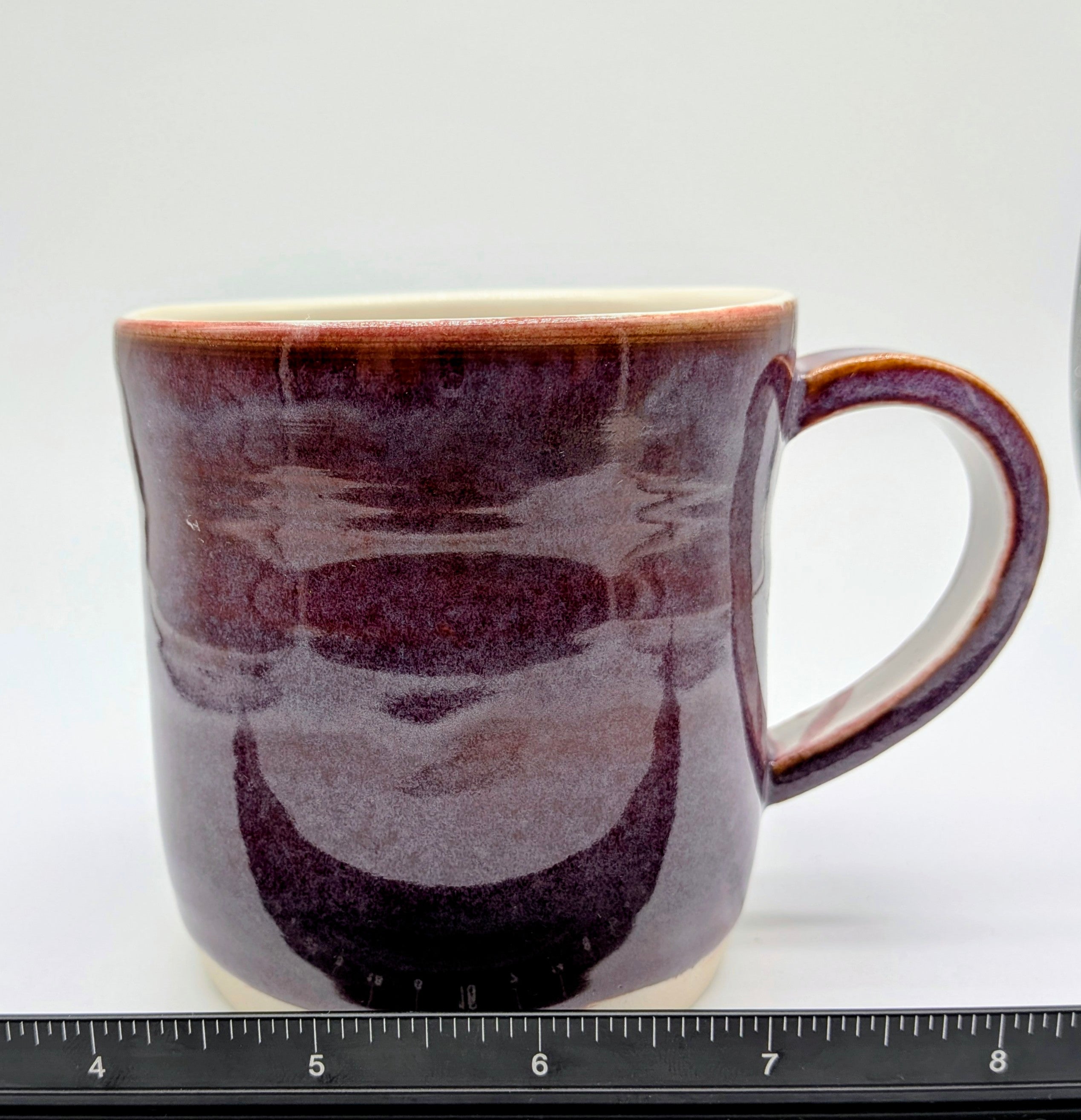 Merlot Porcelain Wheel Thrown Mug 9 Fl OZ