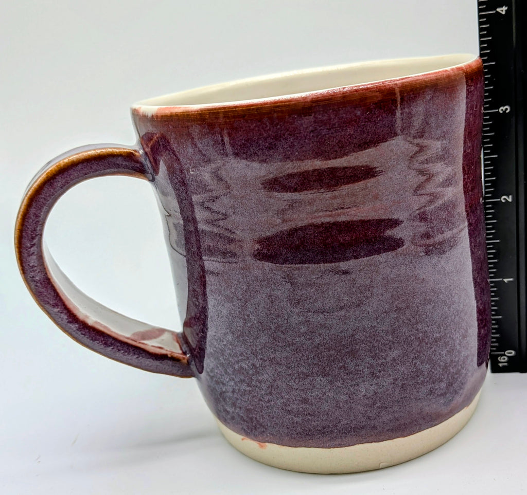 Merlot Porcelain Wheel Thrown Mug 9 Fl OZ
