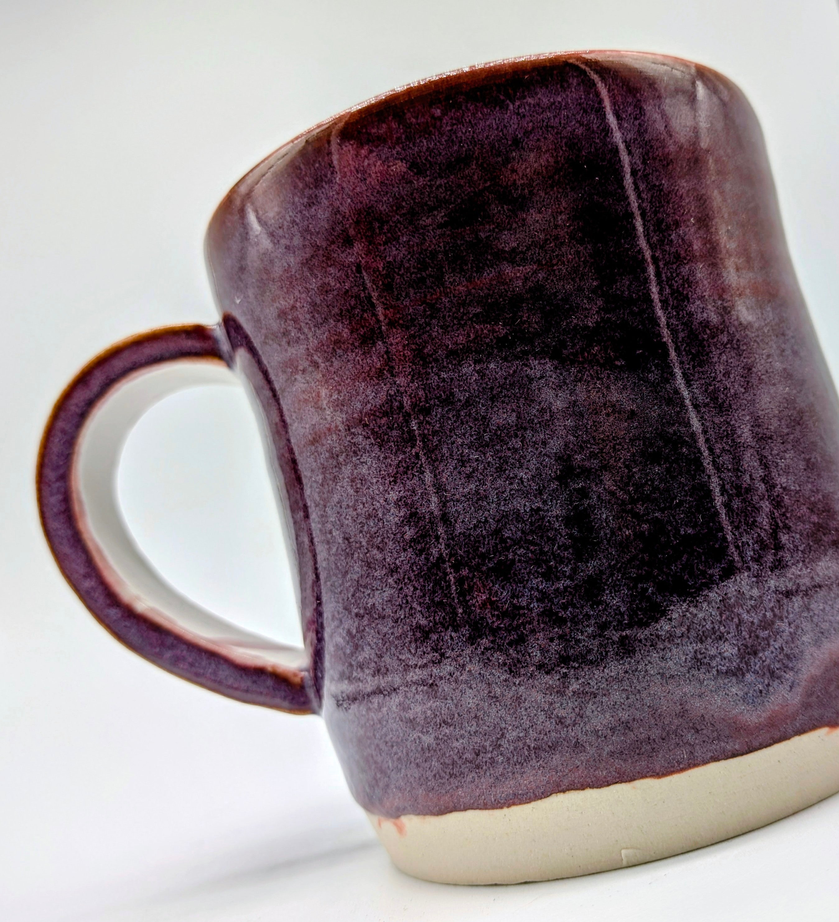Merlot Porcelain Wheel Thrown Mug 9 Fl OZ