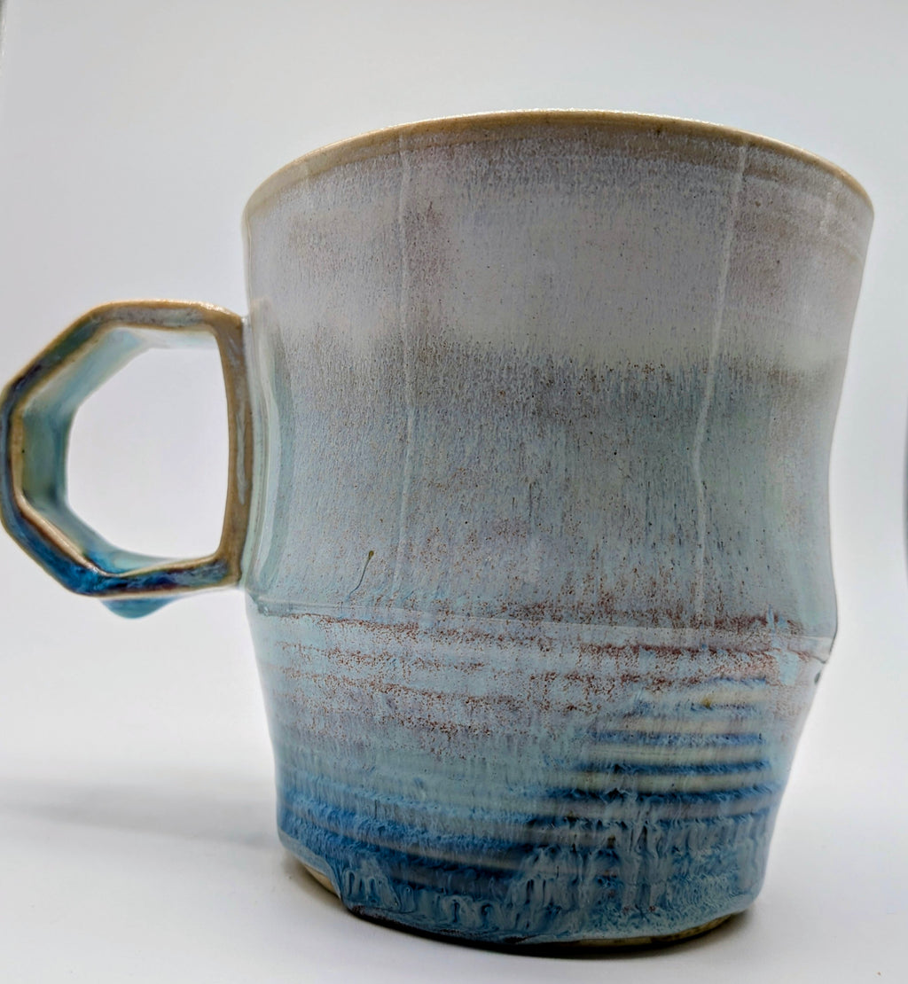 Ghostly Porcelain Wheel Thrown Mug 10 Fl OZ