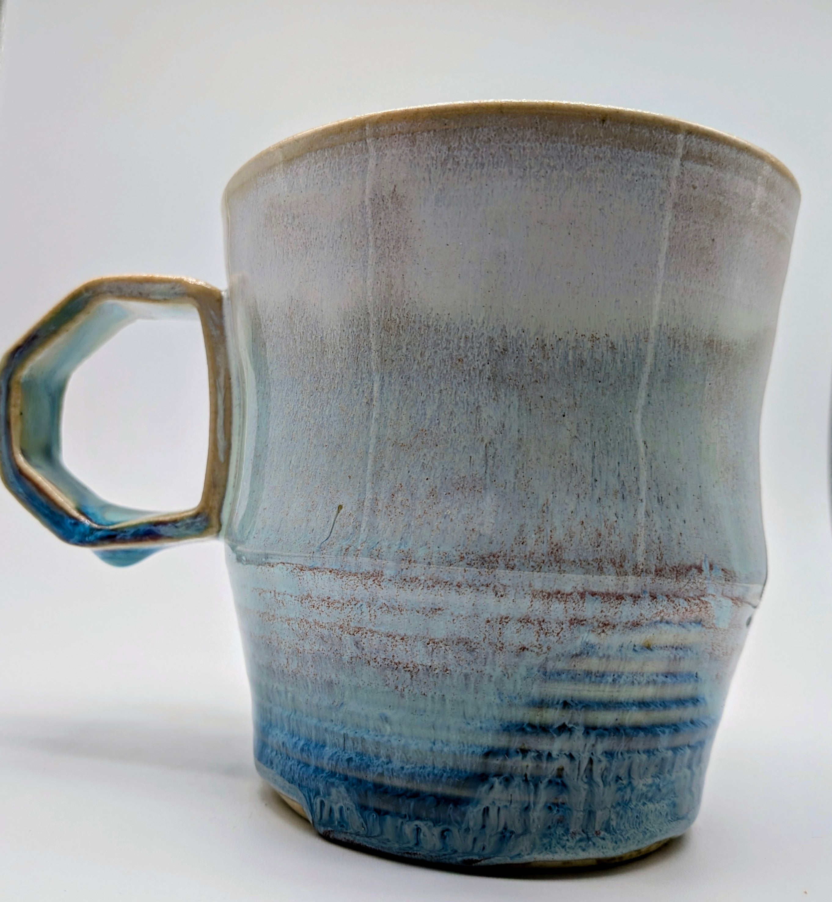 Ghostly Porcelain Wheel Thrown Mug 10 Fl OZ