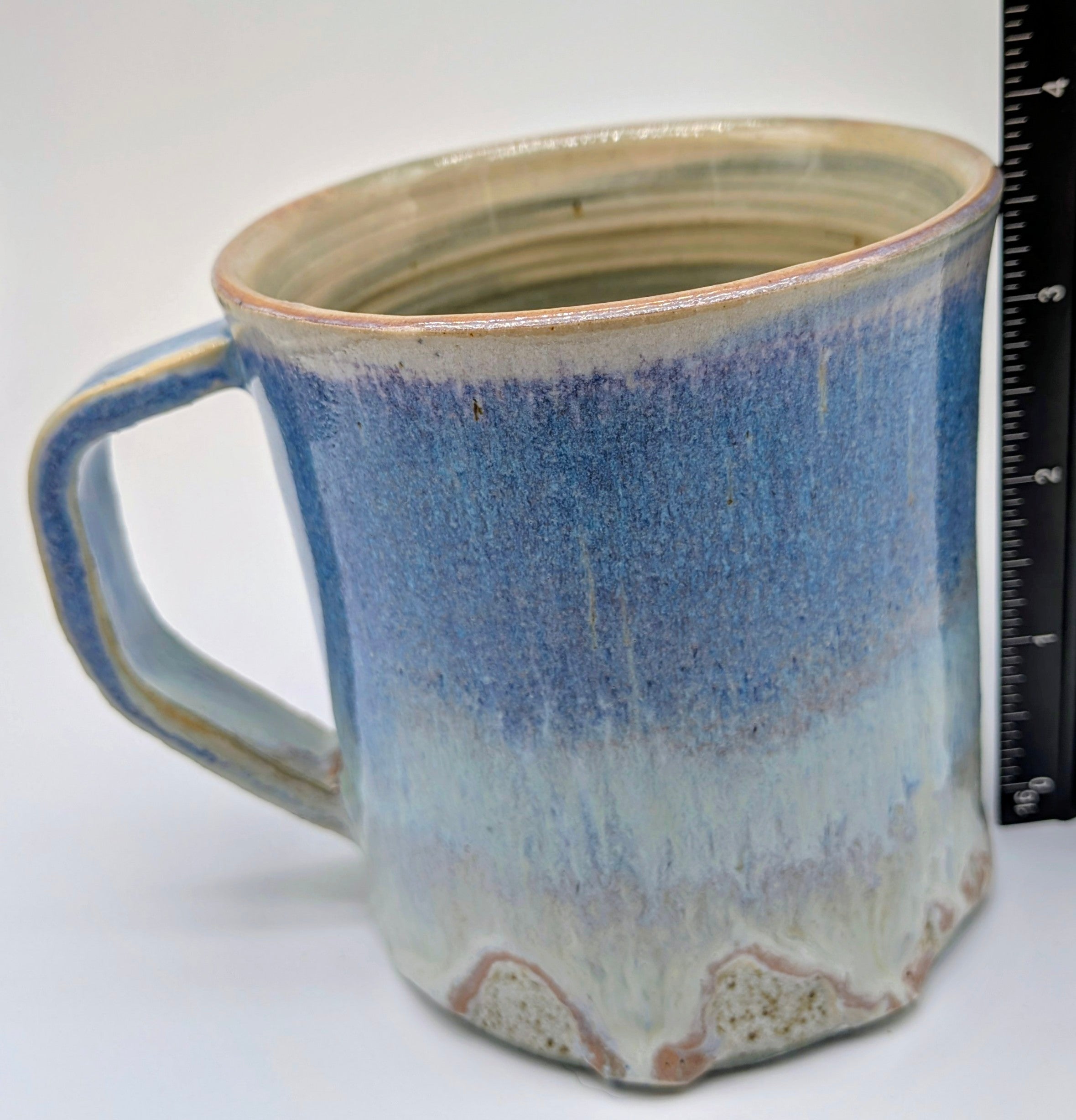 Marble Porcelain Wheel Thrown Coffee Tea Mug 10 Fl OZ
