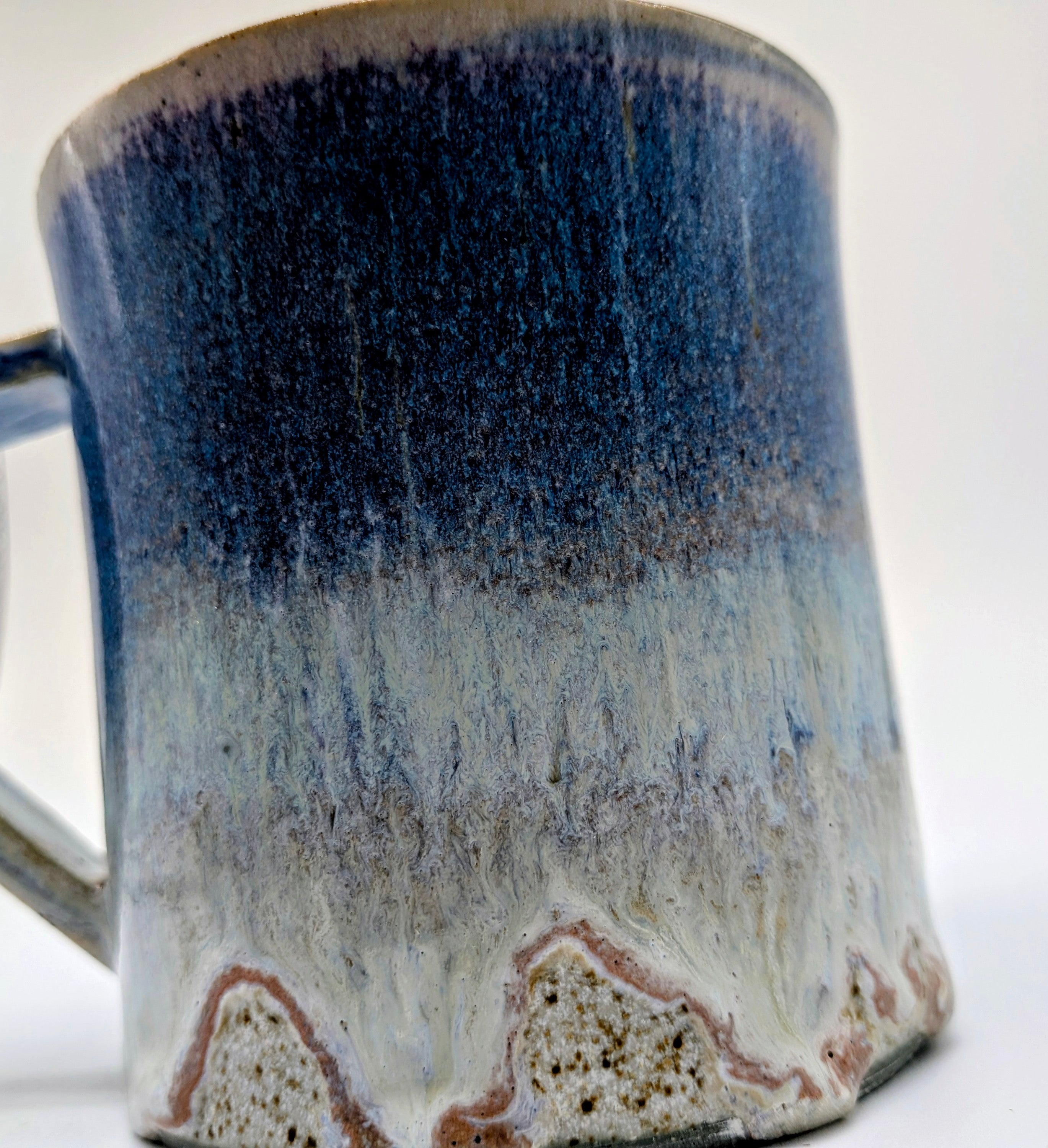 Marble Porcelain Wheel Thrown Coffee Tea Mug 10 Fl OZ