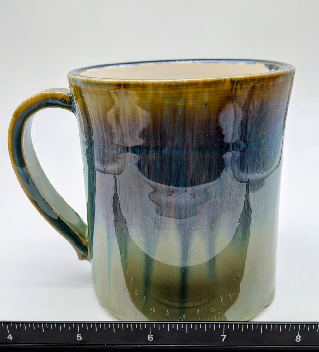 River Bank Porcelain Wheel Thrown Coffee Tea Mug 10 Fl Oz