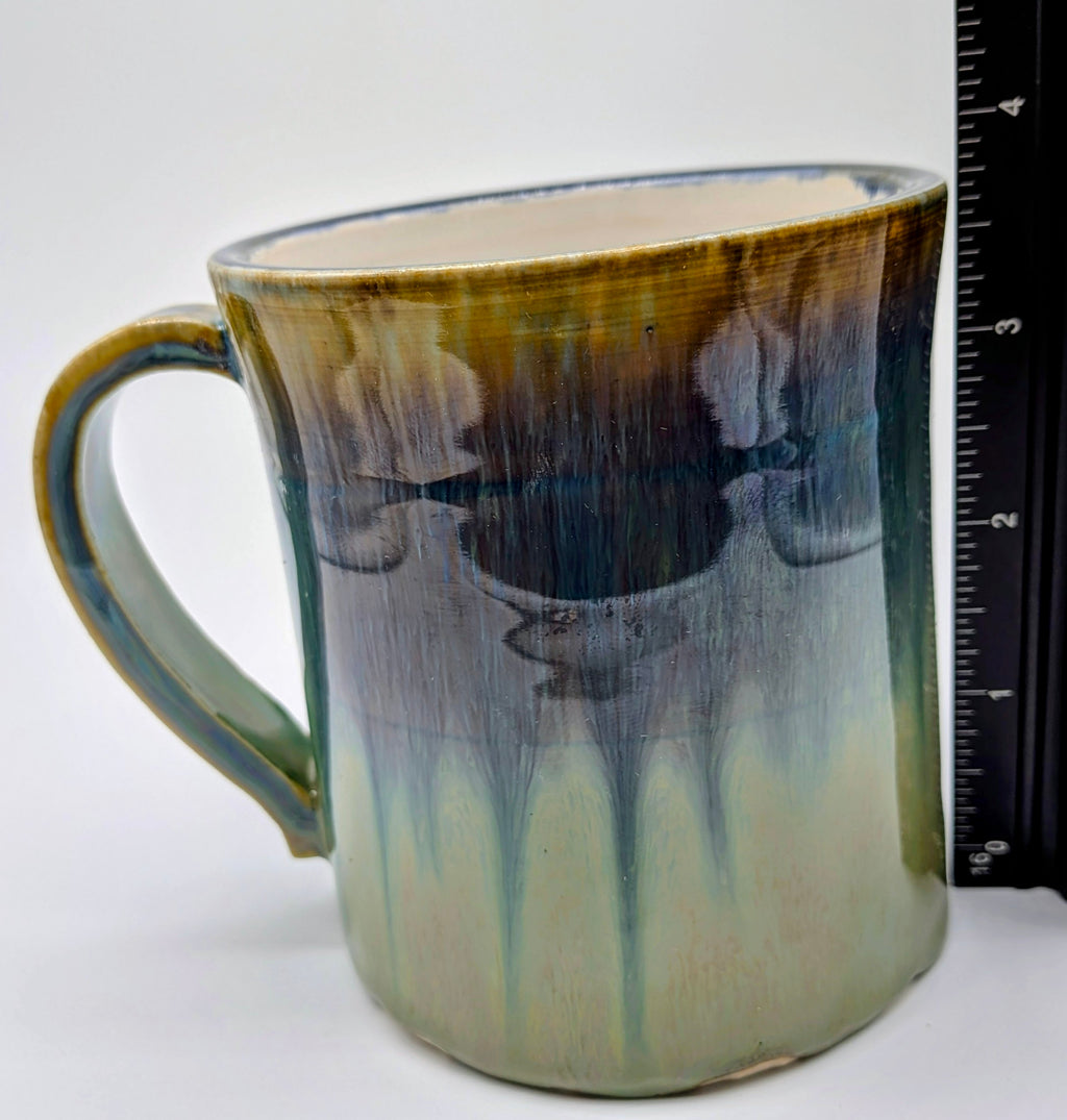 River Bank Porcelain Wheel Thrown Coffee Tea Mug 10 Fl Oz
