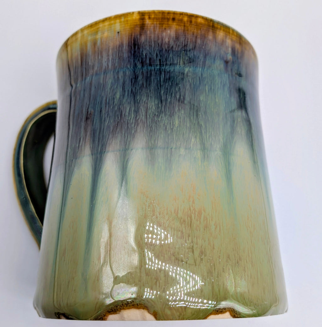 River Bank Porcelain Wheel Thrown Coffee Tea Mug 10 Fl Oz