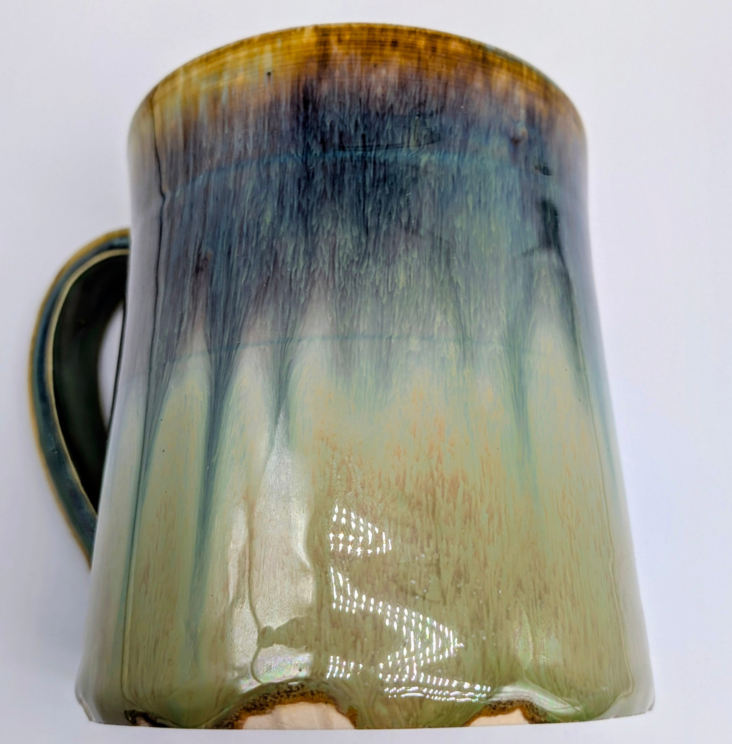 River Bank Porcelain Wheel Thrown Coffee Tea Mug 10 Fl Oz