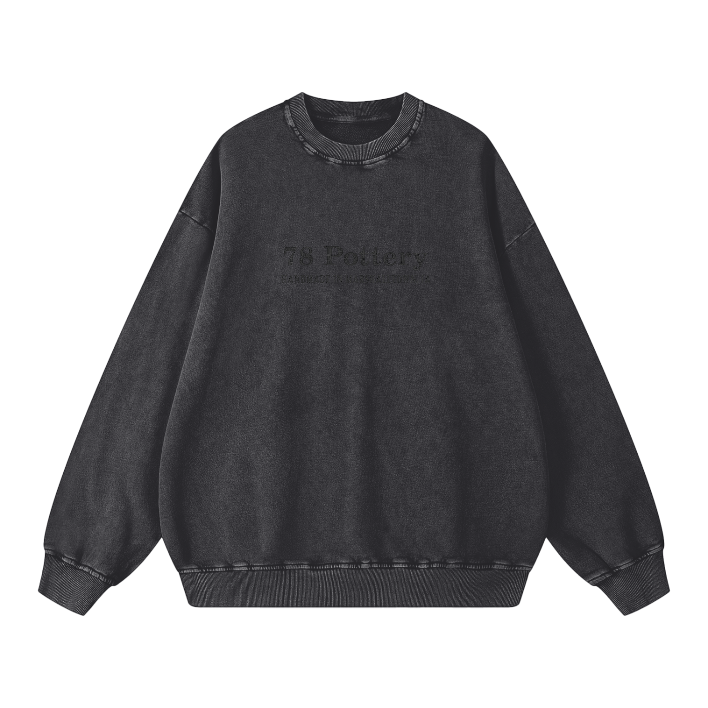 78 Pottery Snow Washed Oversized Sweatshirt
