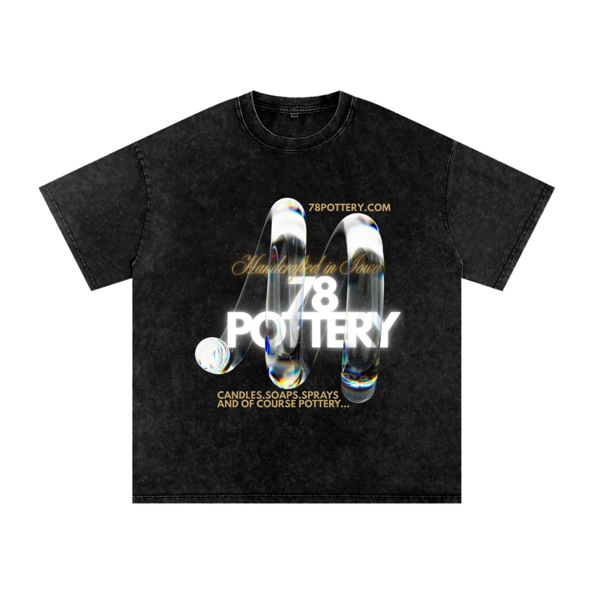 Glaze and Glass Grunge Washed T-Shirt