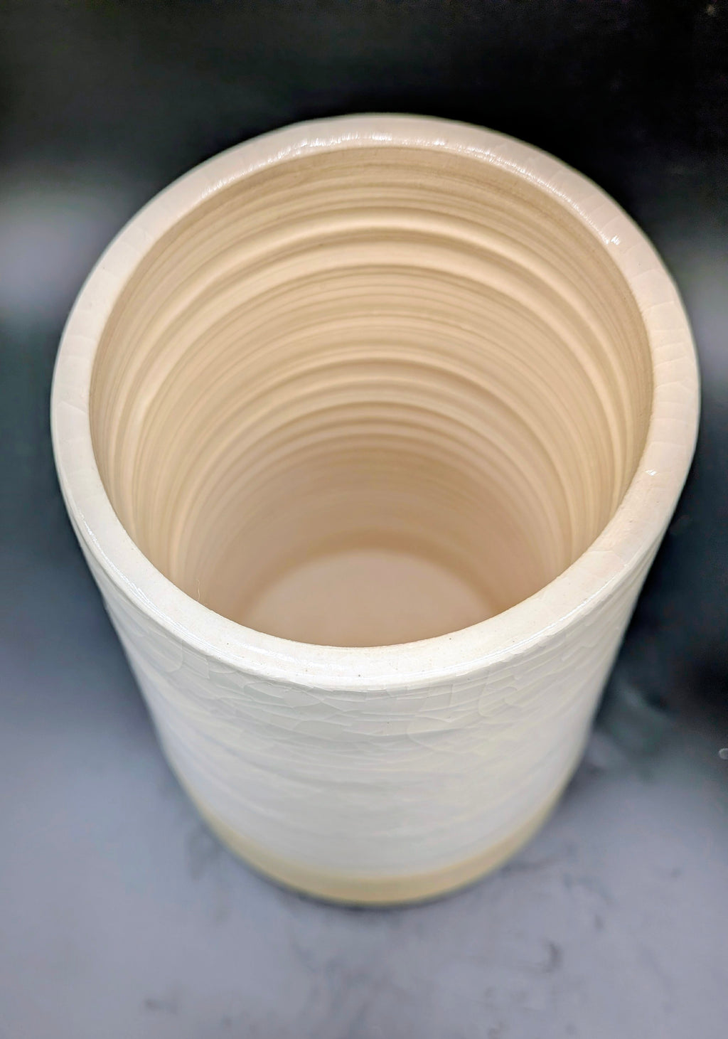 Sunrise Crackle Vase