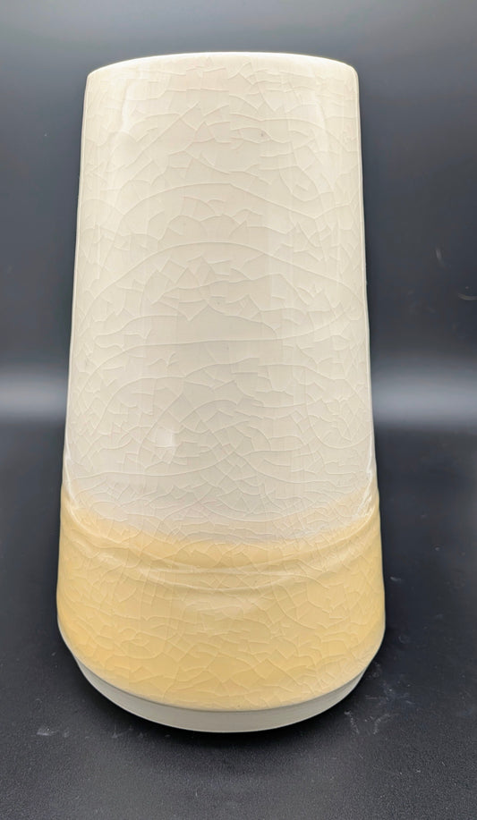 Sunrise Crackle Vase