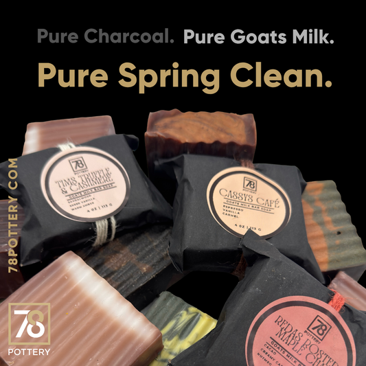 4 oz Charcoal Goats Milk Soap